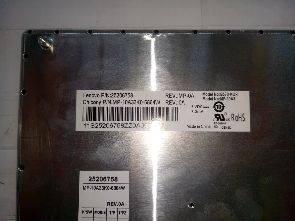 Lenovo CCYT4TKOR101KeyOrangeKBD(win8) Keyboard 25206758