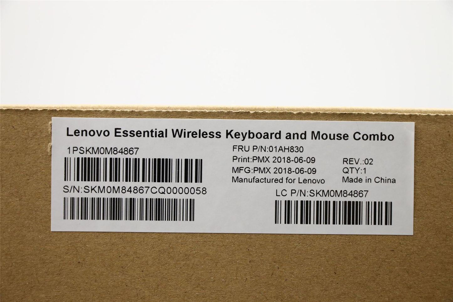 Lenovo ThinkStation P330 P330 2nd Gen P340 Wireless Keyboard Mouse Black 01AH830