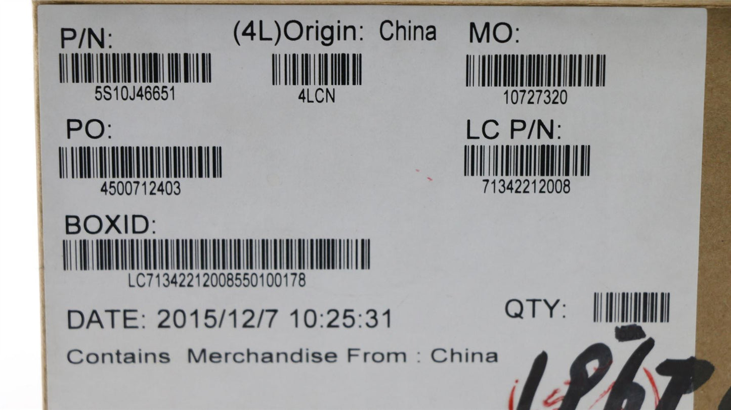 Lenovo 5S10J46651 SCREW Screw L Rescuer 14 2.0D 5.5D ZK NL