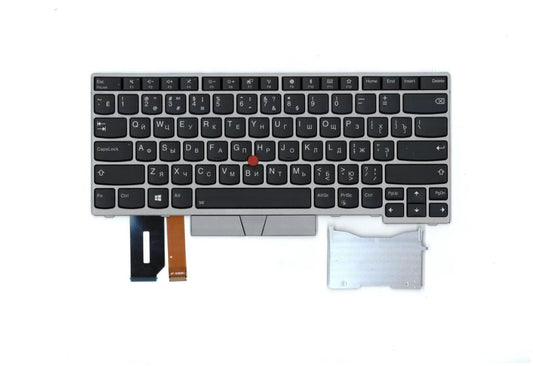 Lenovo ThinkPad T480s L380 L390 E480 E490 Keyboard Russain Silver 01YN442