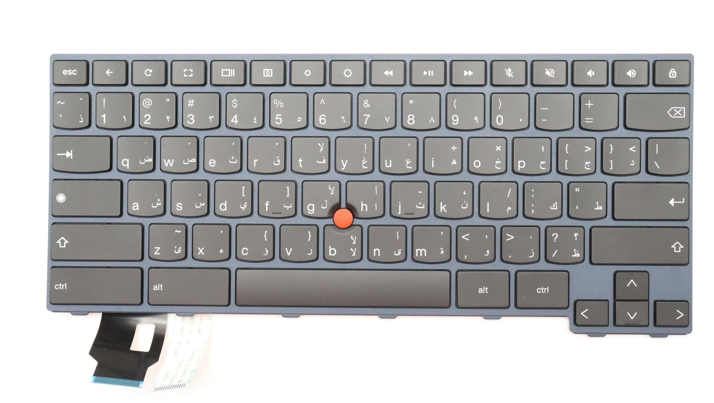 Lenovo ThinkPad C14 Gen 1 Keyboard Arabic Black 5N21E09409