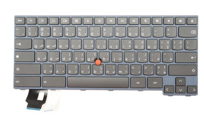 Lenovo ThinkPad C14 Gen 1 Keyboard Arabic Black 5N21E09409