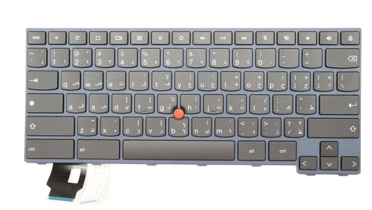 Lenovo ThinkPad C14 Gen 1 Keyboard Arabic Black 5N21E09409