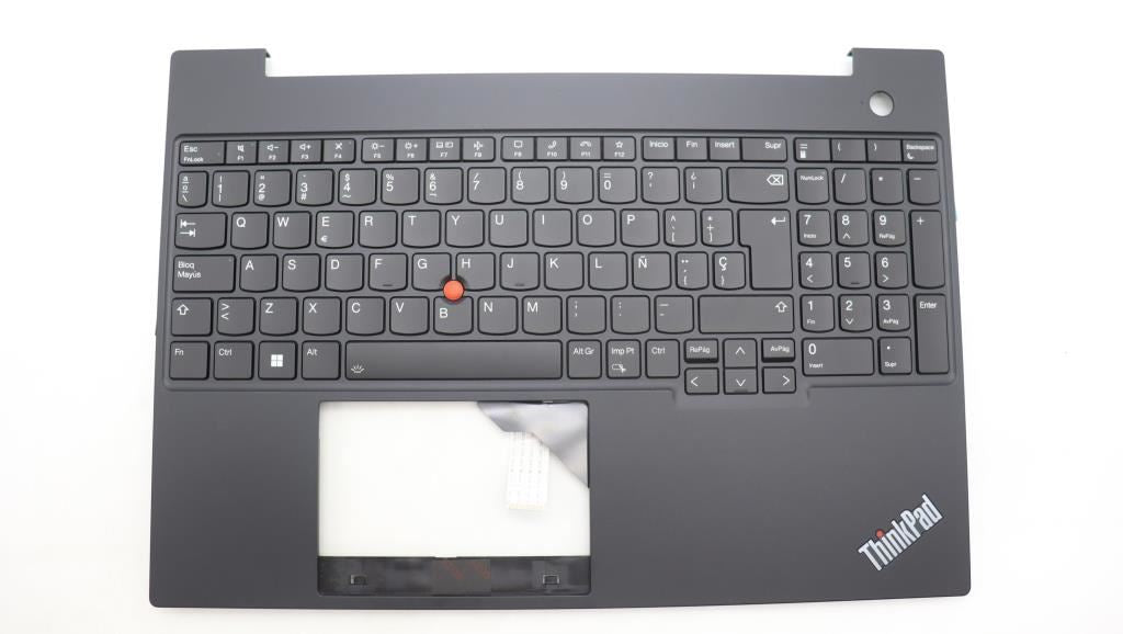 Lenovo ThinkPad E16 Gen 1 Keyboard Palmrest Top Cover Spanish Black 5M11L65198
