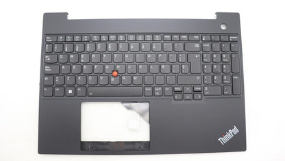 Lenovo ThinkPad E16 Gen 1 Keyboard Palmrest Top Cover Spanish Black 5M11L65198
