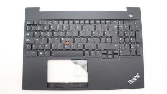 Lenovo ThinkPad E16 Gen 1 Keyboard Palmrest Top Cover Spanish Black 5M11L65198