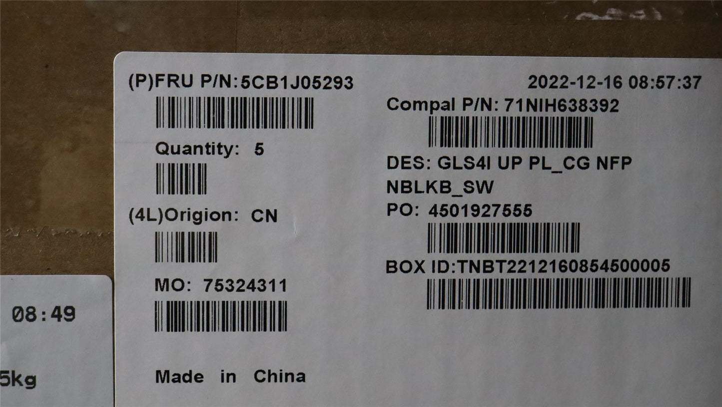 Lenovo UpperCaseASM_SWS C82SD PLCG NFPNBL 5CB1J05293