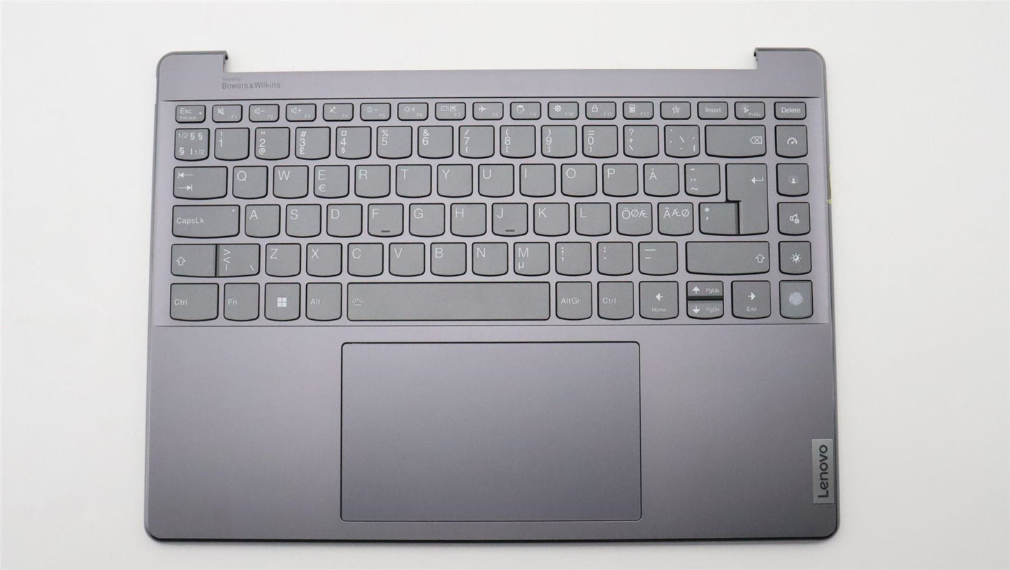 Lenovo Yoga 9 14IRP8 Palmrest Cover Touchpad Keyboard Nordic 5CB1K62497
