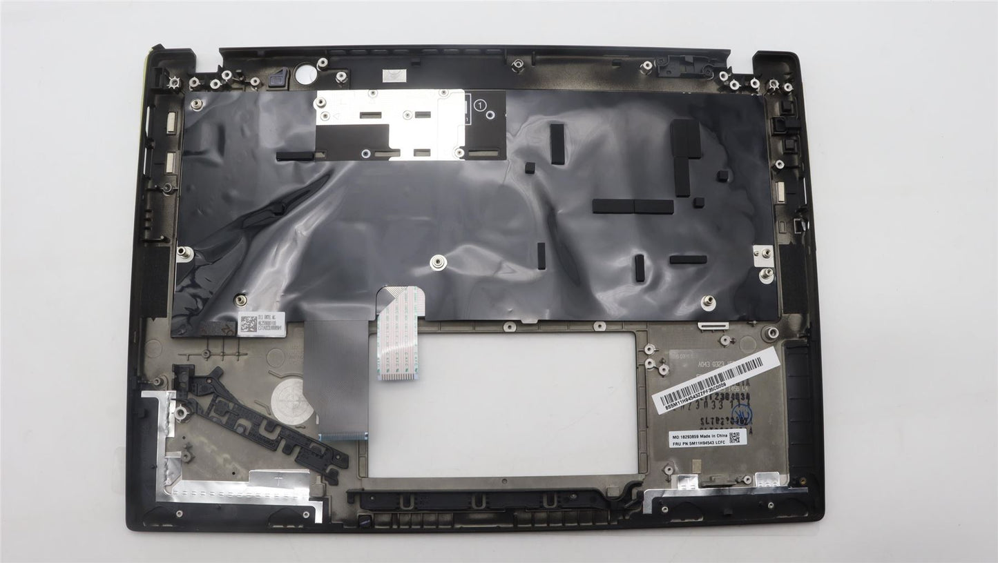 Lenovo ThinkPad X13 Gen 4 Keyboard Palmrest Top Cover Nordic Black 5M11H94543