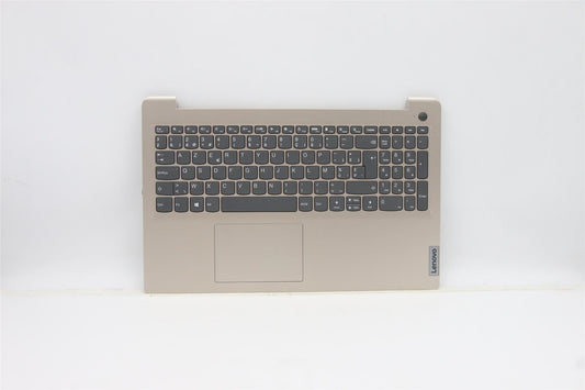 Lenovo IdeaPad 3-15ITL6 Palmrest Touchpad Cover Keyboard Belgian Gold 5CB1B69053