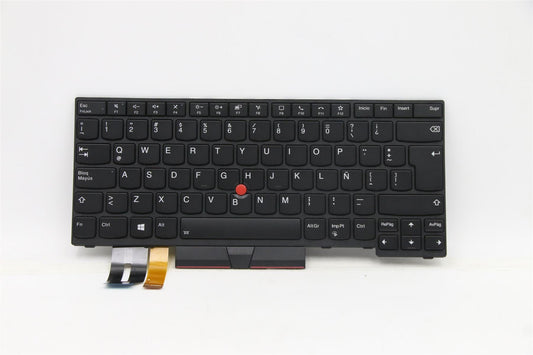 Lenovo ThinkPad T14 2 Keyboard Latin Spanish Black Backlit 5N20X68848