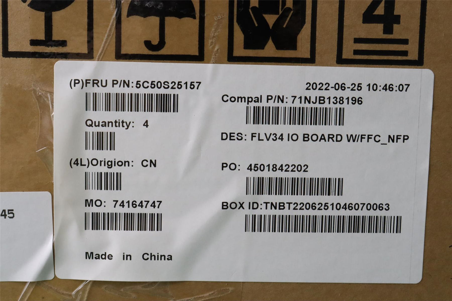 Lenovo Function Board C 20VD IO NFP 5C50S25157