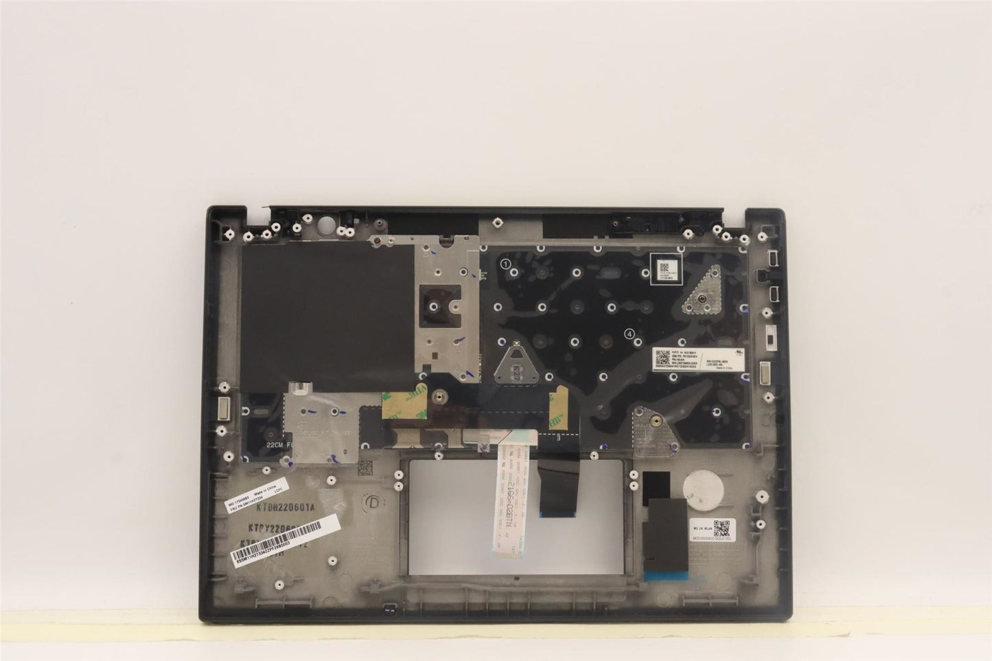 Lenovo ThinkPad T14s Gen 3 Keyboard Palmrest Top Cover Danish Black 5M11H27334