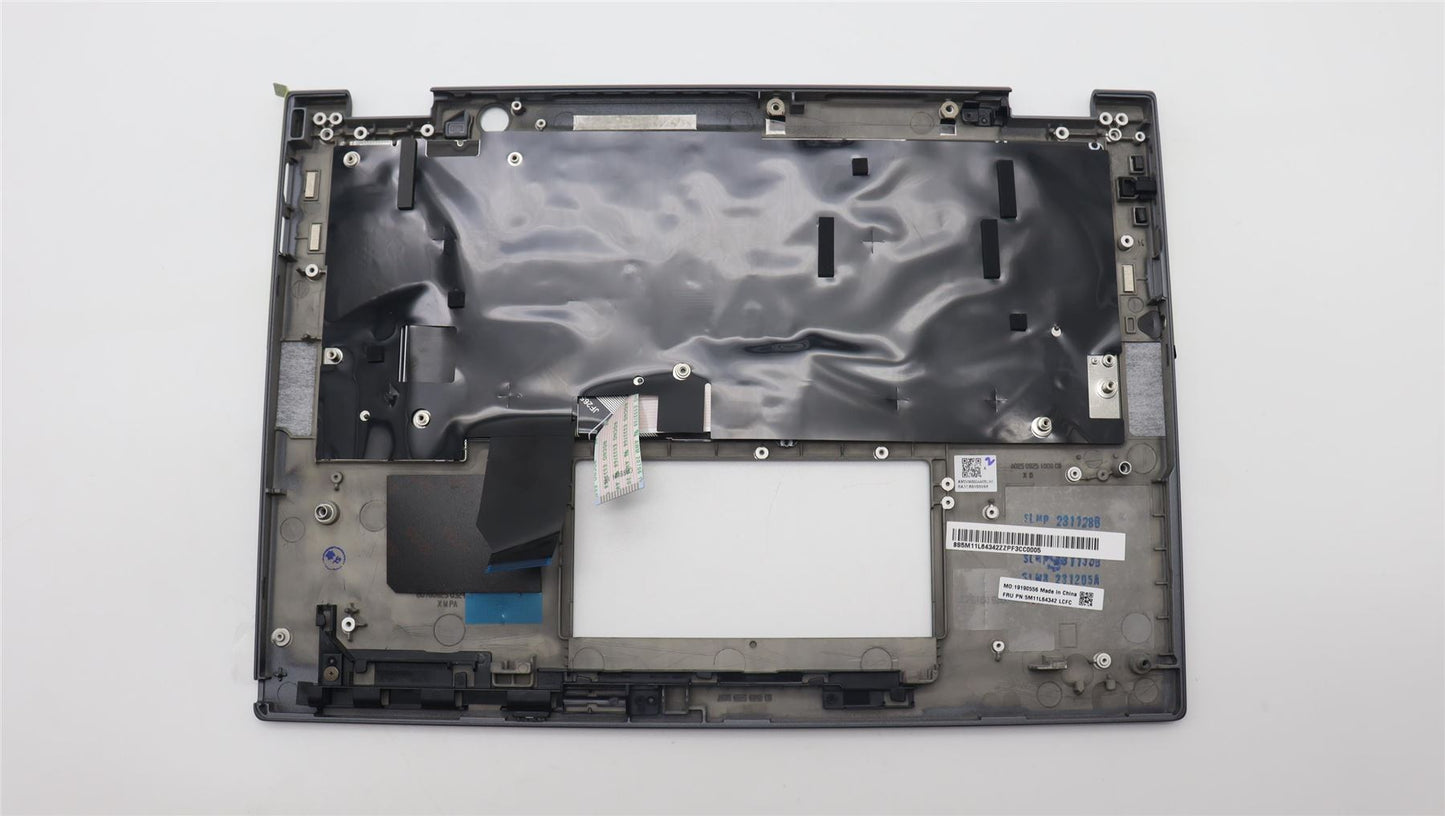 Lenovo ThinkPad X13 Gen 4 Keyboard Palmrest Top Cover Italian Grey 5M11L64342