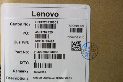 Lenovo IdeaPad 5 16IAH7 5 16ARH7 LCD Cover Rear Back Housing Grey 5CB1H95497