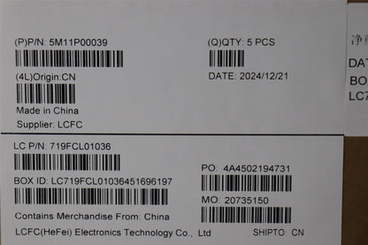 Lenovo MECH_ASM FRU BUL (TRI) UK BK 5M11P00040