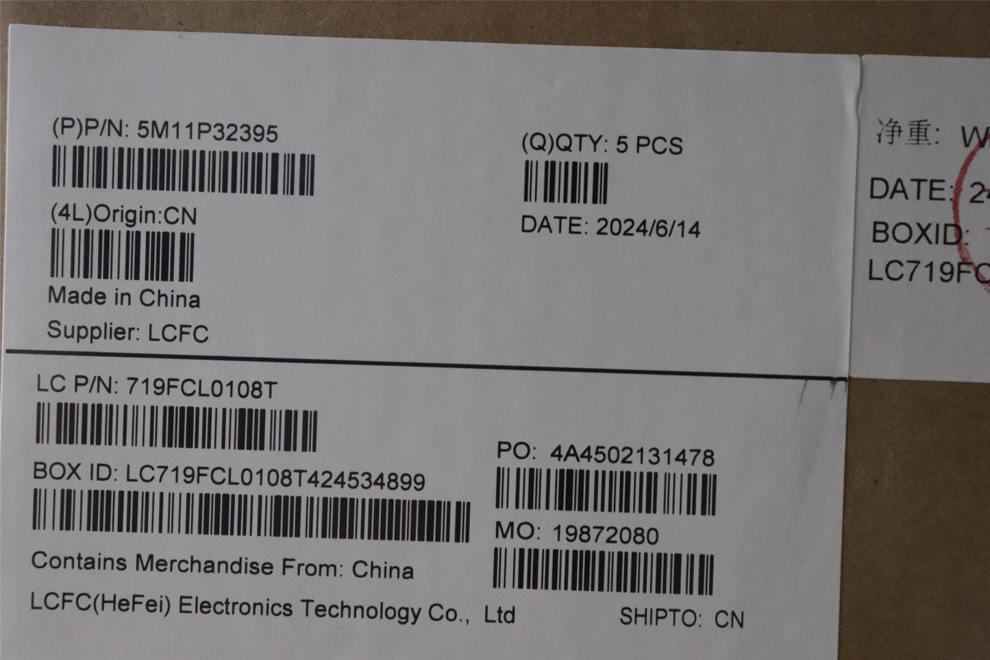 Lenovo MECH_ASM FRU NOR BL (TRI) UK BK 5M11P32398