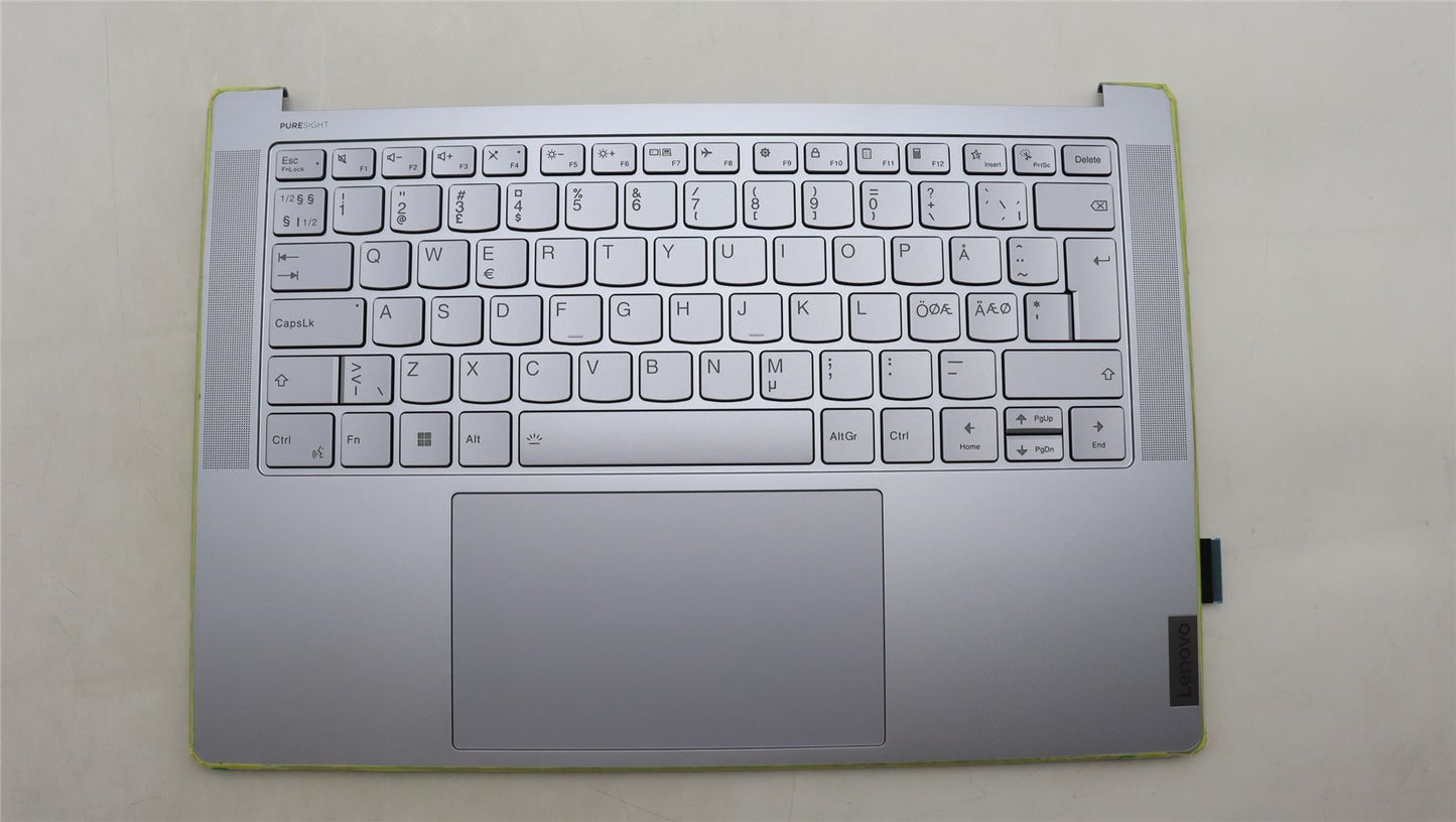 Lenovo Yoga 7 14APU8 Palmrest Cover Touchpad Keyboard Nordic 5CB1L80546