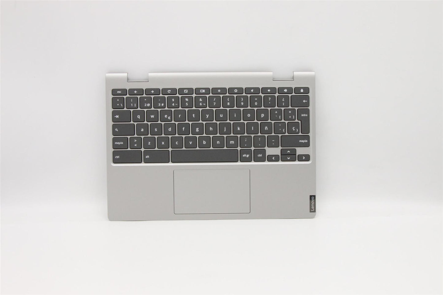 Lenovo Chromebook C340-11 Keyboard Palmrest Top Cover Spanish Grey 5CB0W45485