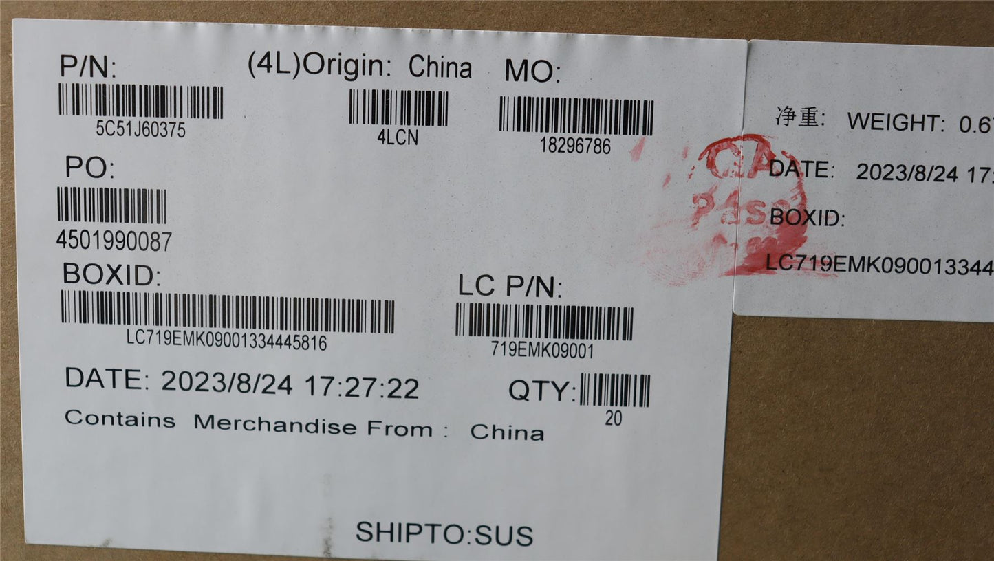 Lenovo FRU PWR BTN brd 5C51J60375