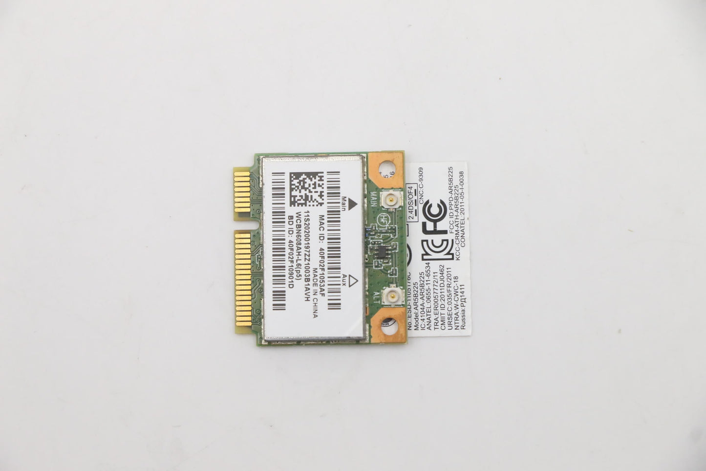Lenovo WB225 BGN+BT HMC WiFi WLAN LiteOn Board 20200197
