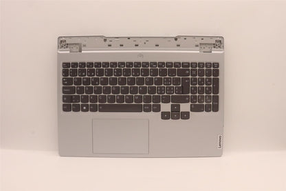 Lenovo 5 15ARH7H Palmrest Cover Touchpad Keyboard Switzerland Backlit 5CB1H68448
