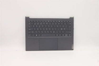 Lenovo Yoga 7 14IHU5 O Palmrest Cover Touchpad Keyboard Nordic Grey 5CB1C90576