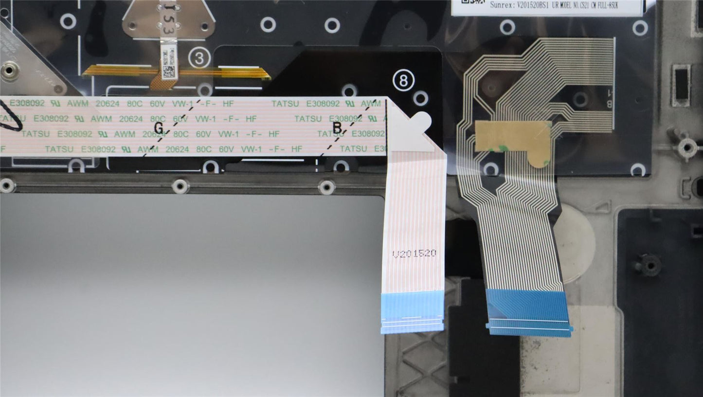 Lenovo MECH_ASM KBD W/C UKR BKLT(CHY) USWWBK 5M11C85517