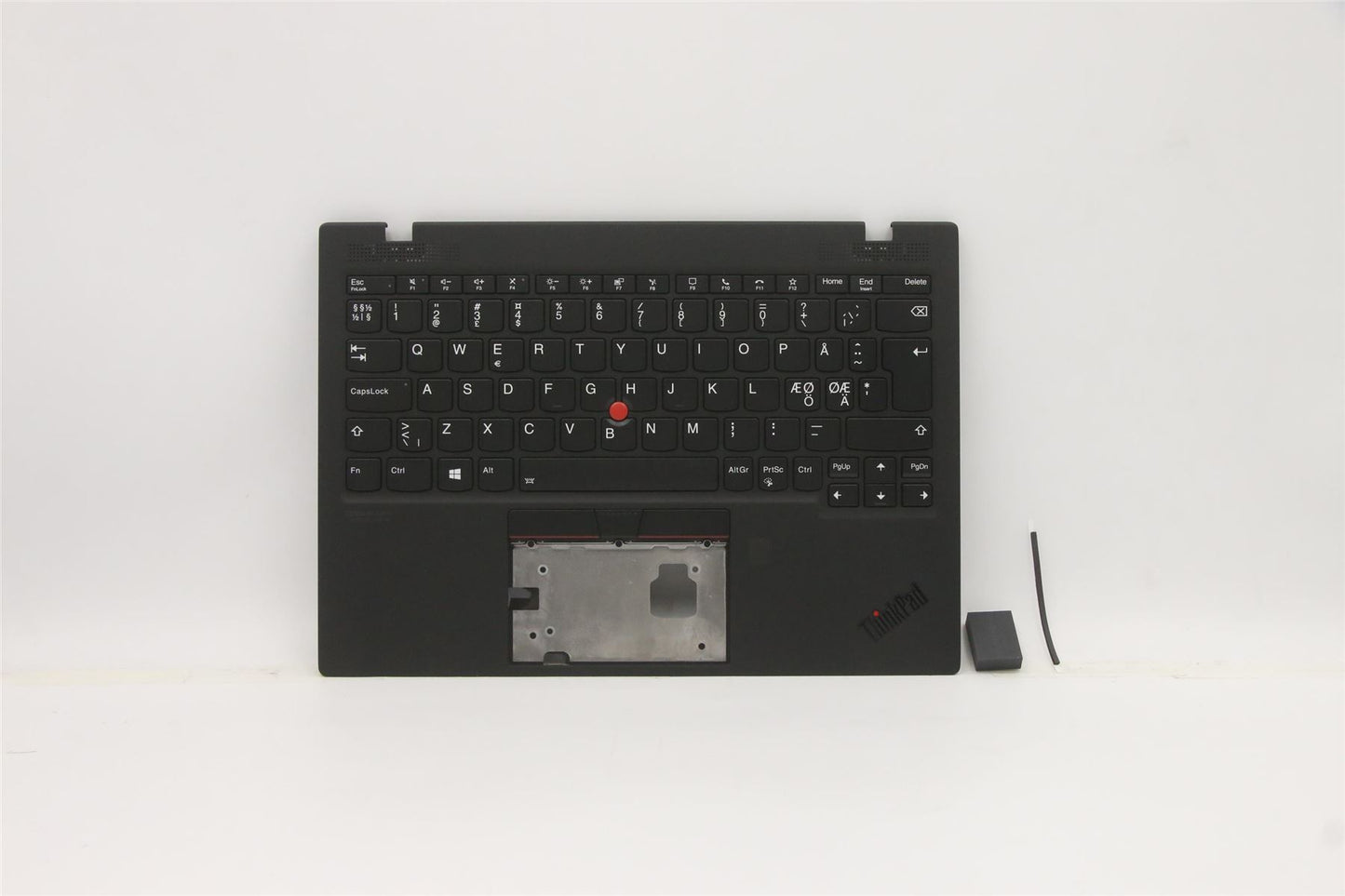 Lenovo ThinkPad X1 Gen 1 Keyboard Palmrest Top Cover Nordic Black 5M11B38333