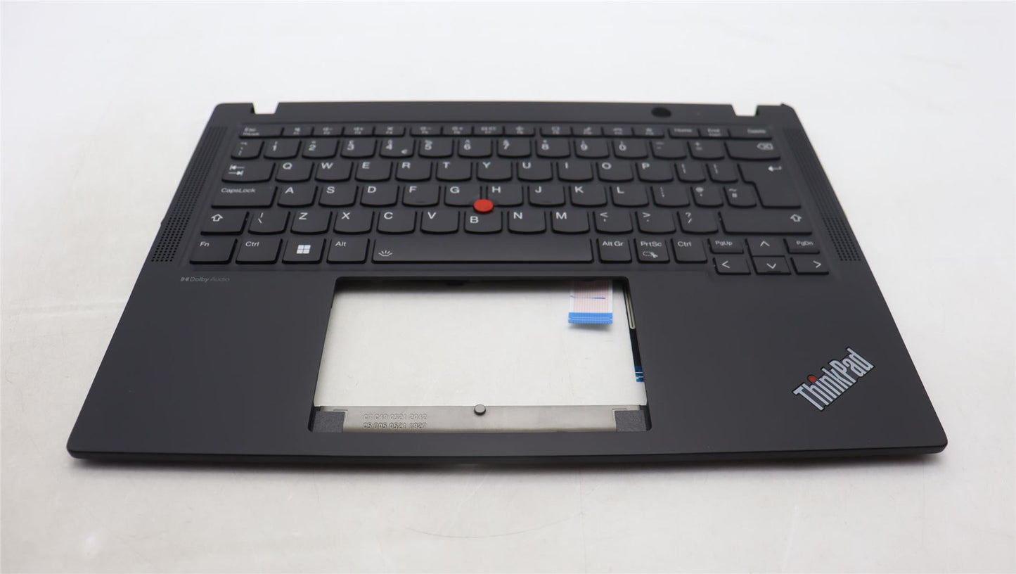 Lenovo ThinkPad X13 Gen 4 Palmrest Cover Keyboard UK Europe Black 5M11L86310
