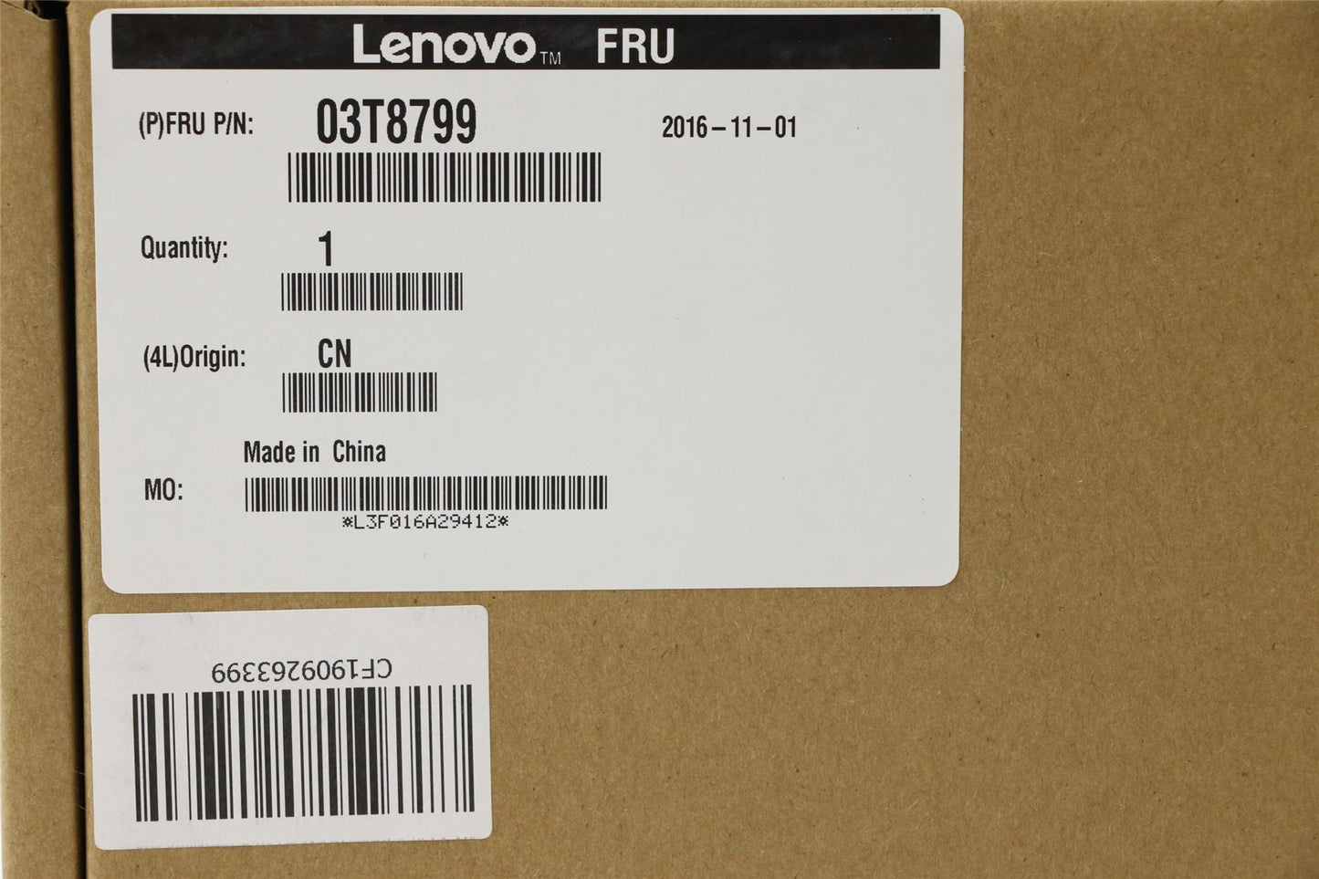 Lenovo FRU, Cable, HDD Easy Swap, SATA/SAS/PCIE 03T8799