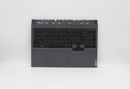 Lenovo 5 16ACH6H Palmrest Cover Touchpad Keyboard Hungarian Backlit 5CB1C14959