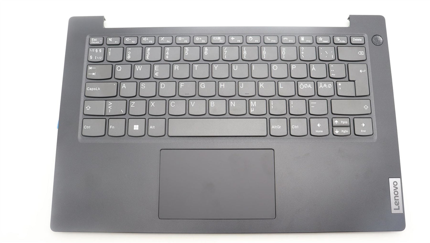 Lenovo V14 G4 IRU Palmrest Cover Touchpad Keyboard Nordic Grey 5CB1L67938