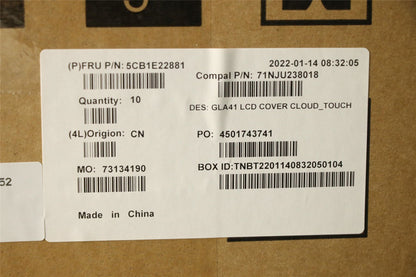 Lenovo LCD Cover C 82L7 Cloud for touch 5CB1E22881