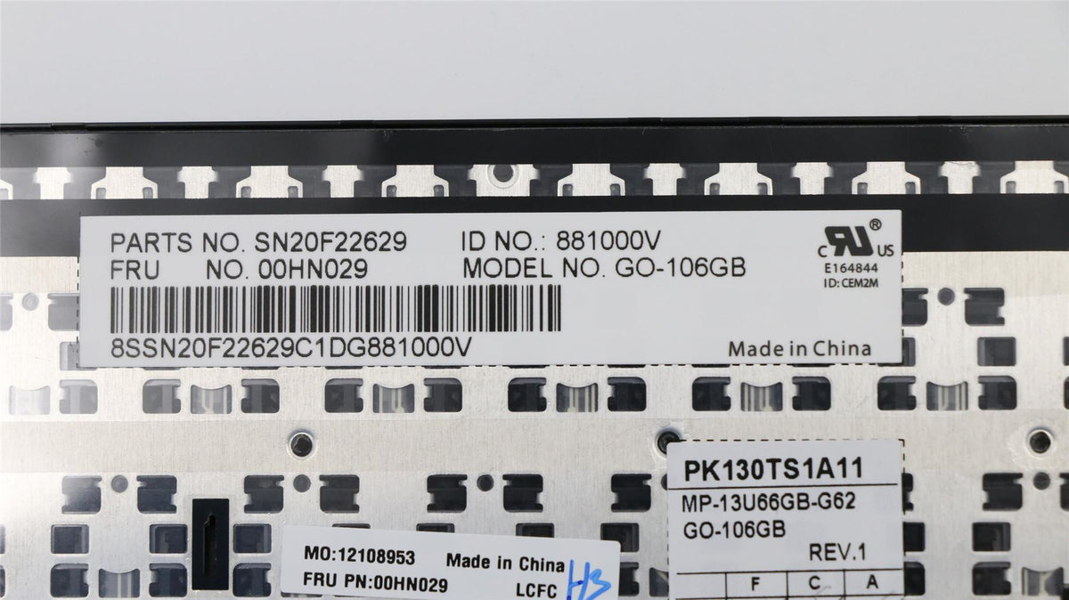 Genuine Lenovo ThinkPad E550 E555 E560 E565 Keyboard UK Black 00HN029