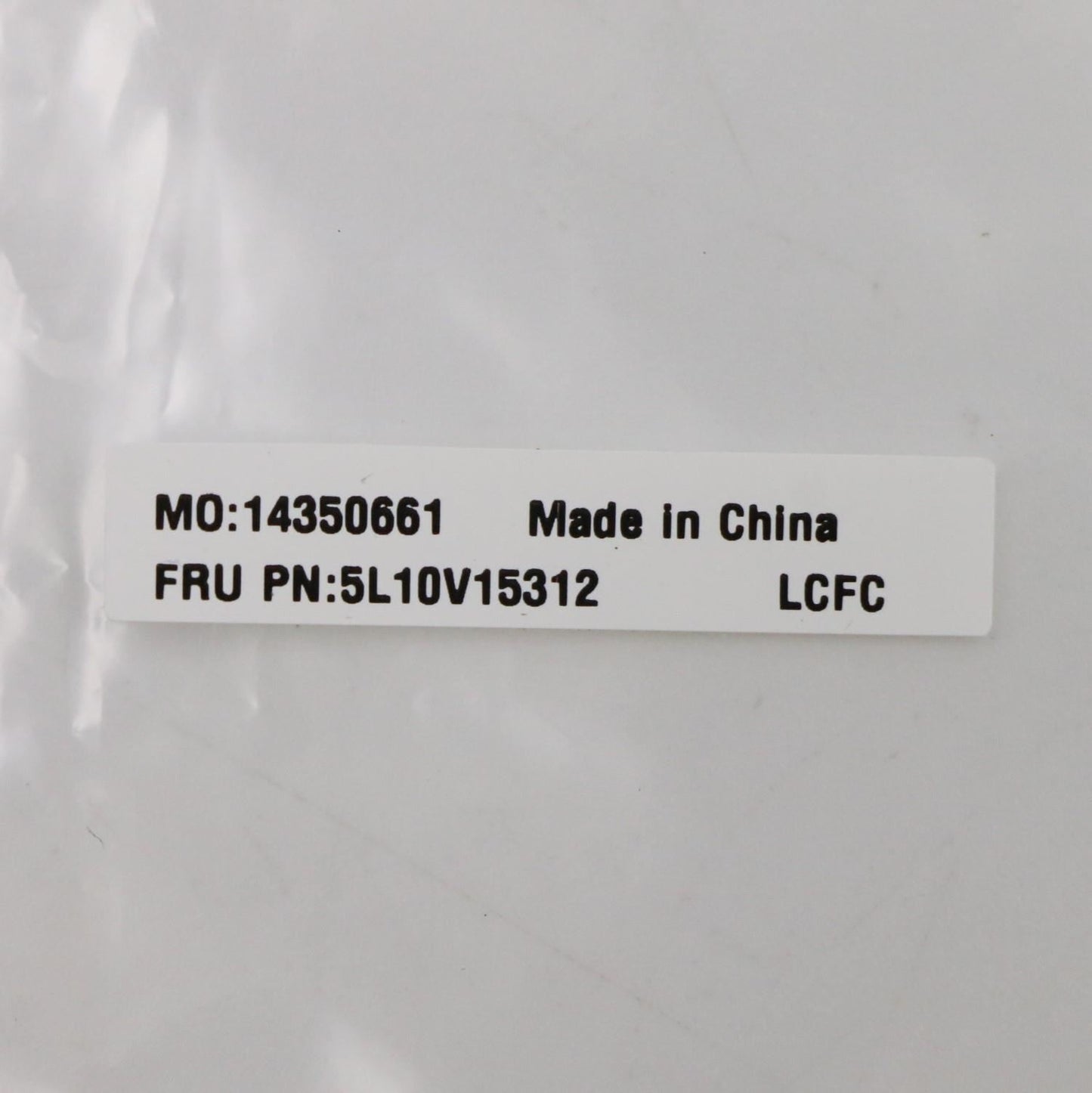 Lenovo Thor1 AMD FRU Label KIT 5L10V15312