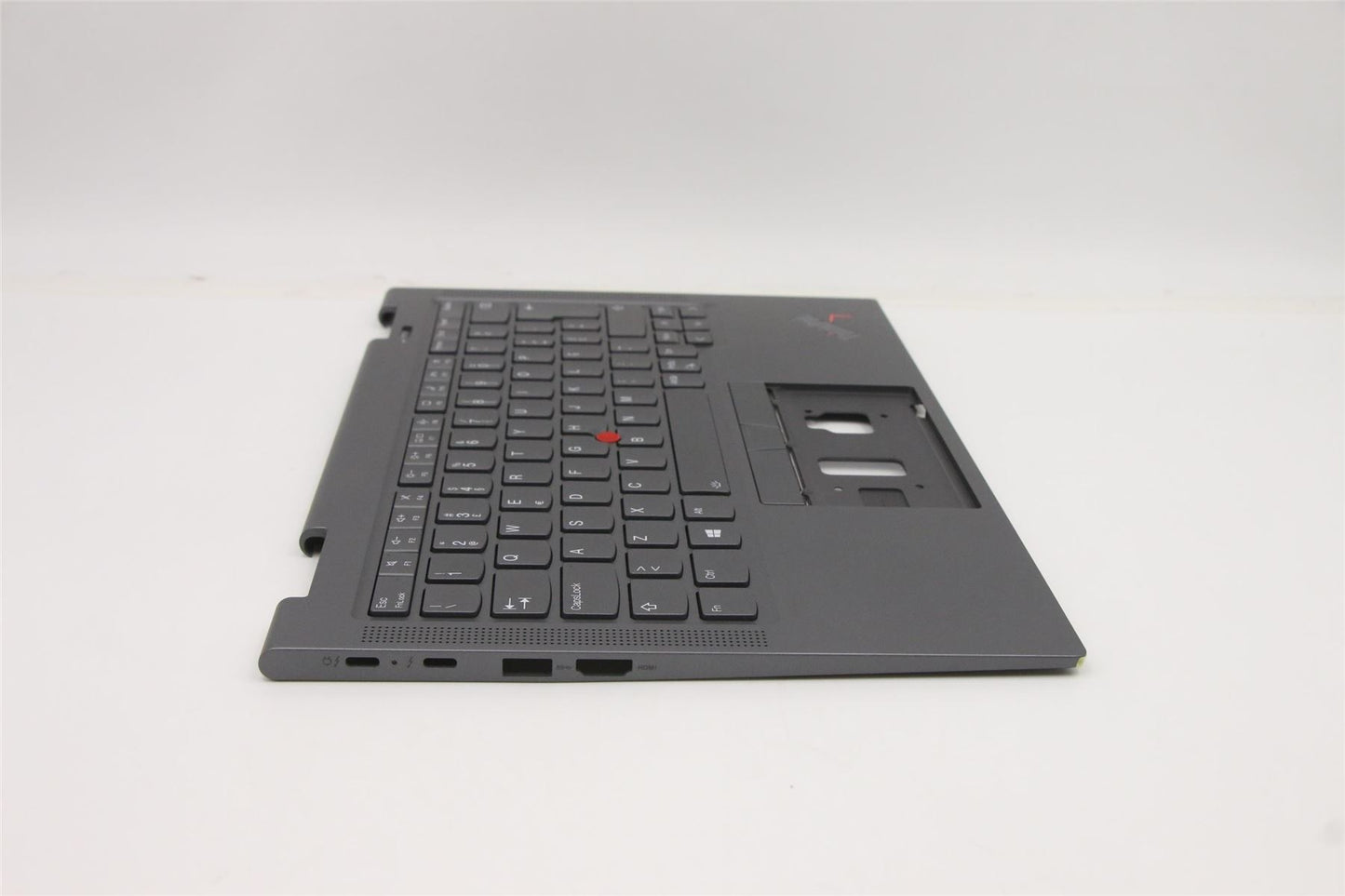 Lenovo Yoga X1 6th Keyboard Palmrest Top Cover Portuguese Grey 5M11C41006