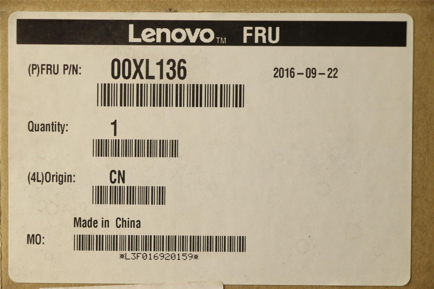 Lenovo Fru, 520mm USB2.0 AM to AF 00XL136