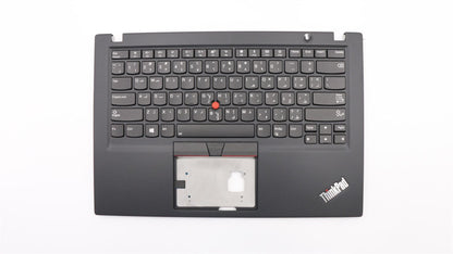Lenovo ThinkPad T490s Keyboard Palmrest Top Cover Arabic Black Backlit 02HM201
