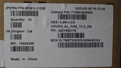 Lenovo LCD Cover W/Ant C82XF T32FHD AL AB 5CB1L11328