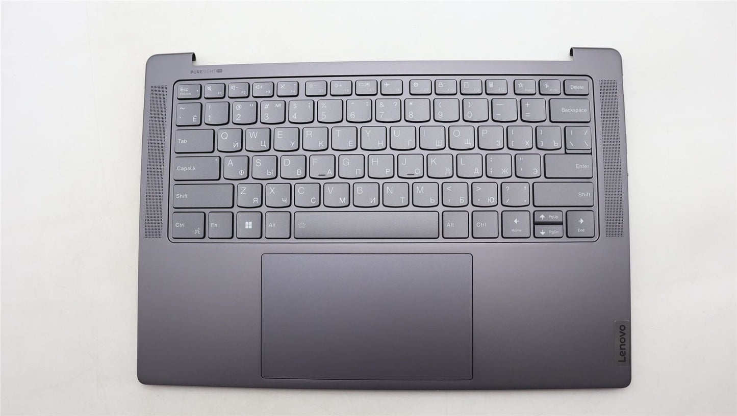 Lenovo Yoga 7 14APH8 Palmrest Cover Touchpad Keyboard Russian 5CB1L80310