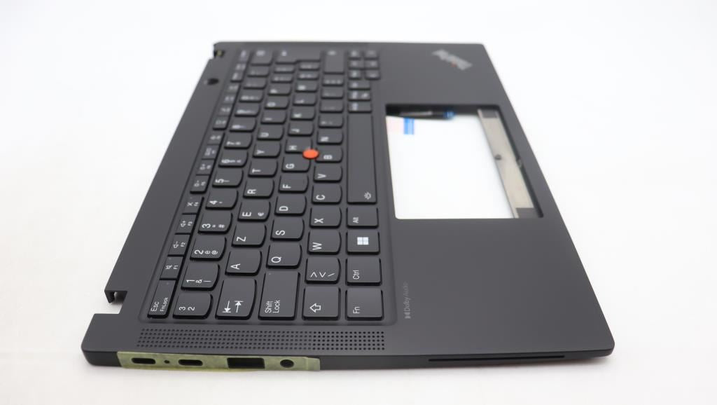 Lenovo ThinkPad X13 Gen 4 Keyboard Palmrest Top Cover Belgian Black 5M11L86101