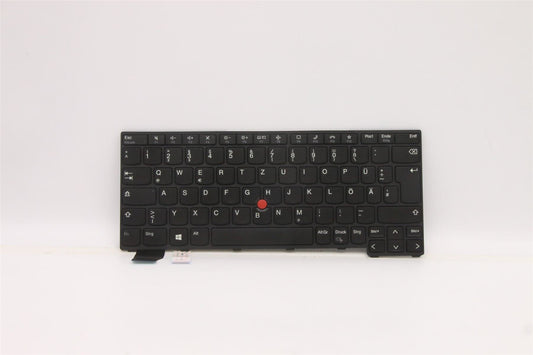 Lenovo ThinkPad X13 2 Keyboard German Black 5N21A21782