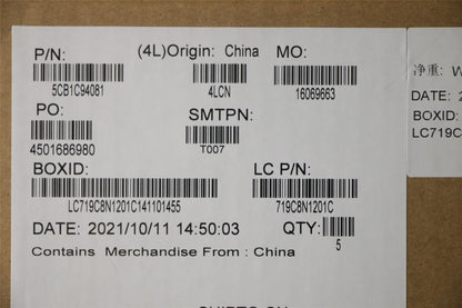 Lenovo S7 15ACH6 Palmrest Cover Touchpad Keyboard Switzerland Grey 5CB1C94081