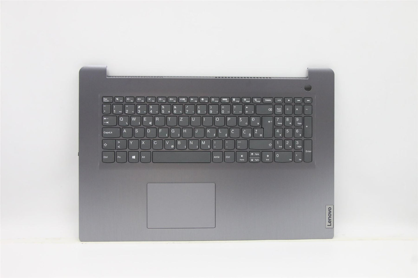 Lenovo IdeaPad 3-17ITL6 Keyboard Palmrest Top Cover Slovenian Grey 5CB1B97475