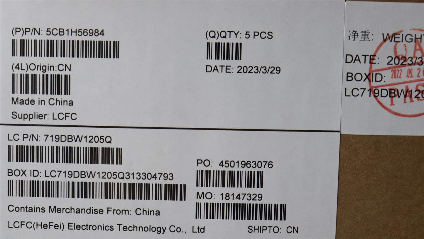 Lenovo Upper Case ASM_POR L82RJ NFP AG BL 5CB1H56984