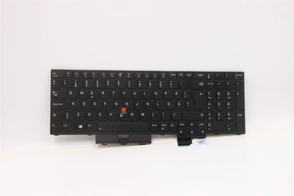 Lenovo ThinkPad T15g 1 P15 1 Keyboard Swedish Finnish Black Backlit 5N20Z74880