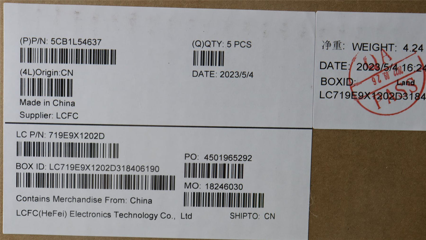 Lenovo Legion 5 16ARX8 Palmrest Cover Touchpad Keyboard Nordic 5CB1L54637