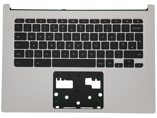 Acer Chromebook CB514-1H Palmrest Cover Keyboard UK Black 6B.H4BN7.029