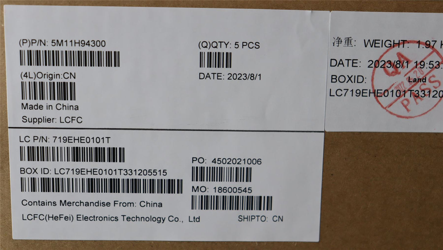 Lenovo ThinkPad X13 Gen 4 Palmrest Cover Keyboard Japanese Black 5M11H94300